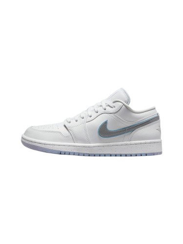 [plus-size shoes] Air @j1 Low Dare To Fly White Silver Reflective Swoosh Classic Retro Leather Sneakers 29225181