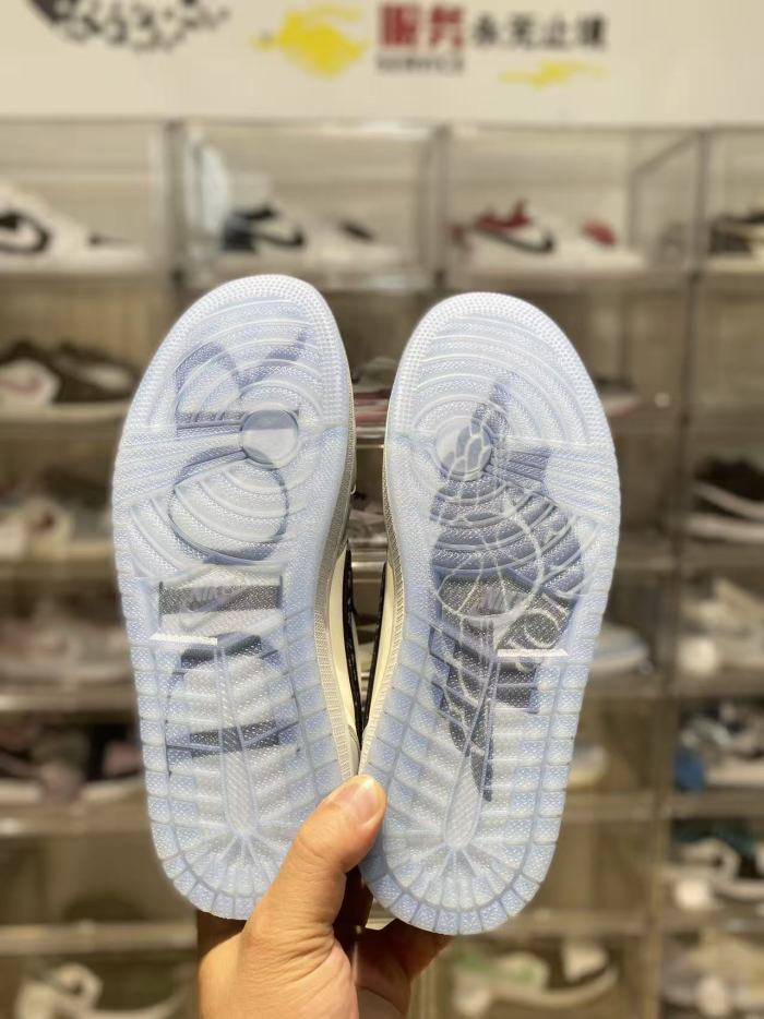 [plus-size shoes] Air @j1 Low Eastside Golf Collab Dark Navy Vintage Off White Gum Sole Retro Sneakers 2 colors 29225167