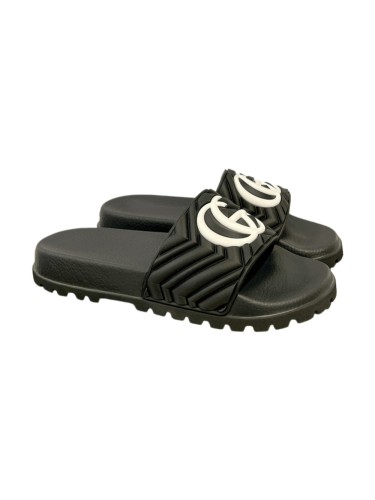 1:1 quality version 28026965 Big G Letter Thick Sole Slippers 2 colors