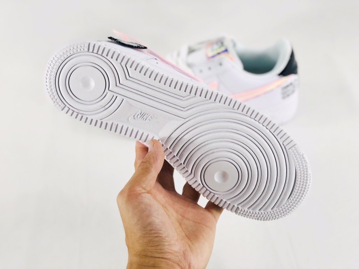 Air Force 1 Low Have A Good Game Removable Iridescent Swoosh White Sneakers 29225556