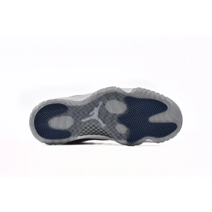 [plus-size shoes] Air @j11 Low Low White Grey Snakeskin Print Panel Retro Basketball Sneakers 2 colors 29225424
