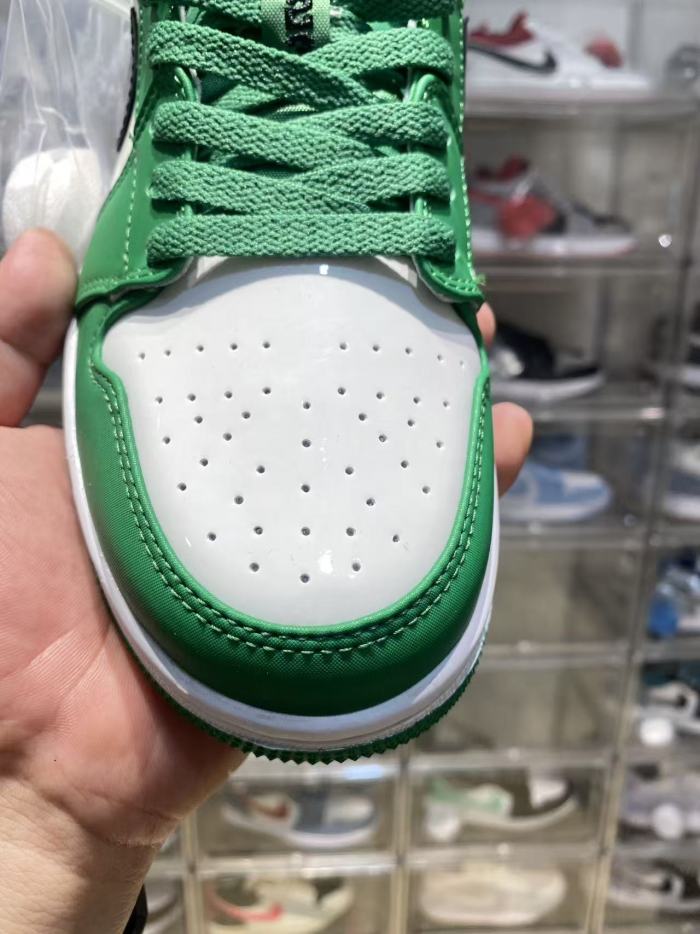 [plus-size shoes] Air @j1 Low  Low Black White Green Celtics Color Block Sneakers 2 colors 29225307