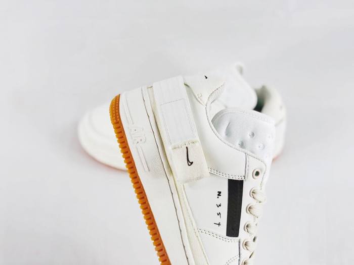 Air Force 1 Type Deconstructed Two Tone Grey Transparent Mesh Sneakers 2 colors 29225550