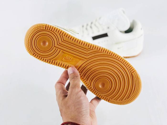 Air Force 1 Type Deconstructed Two Tone Grey Transparent Mesh Sneakers 2 colors 29225550