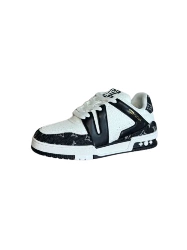 1:1 quality version 28367393 Trainer Leather and canvas patchwork Shoes 5 colors