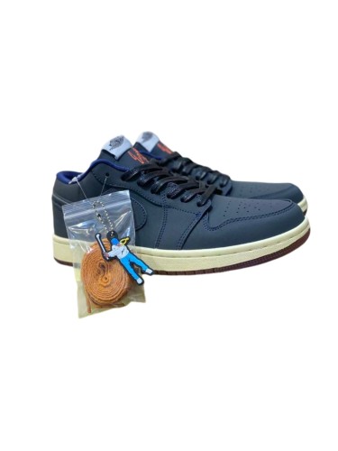 [plus-size shoes] Air @j1 Low Eastside Golf Collab Dark Navy Vintage Off White Gum Sole Retro Sneakers 2 colors 29225167