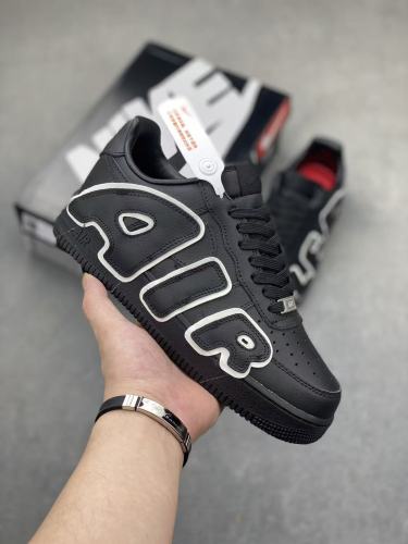 Air Force 1  Low CPFM 3D Raised AIR Letter Black White Outline Sneakers 29225578