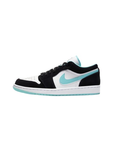 [plus-size shoes] Air @j1 Low Black White Mint Green Tiffany Contrast Sneakers 29225363