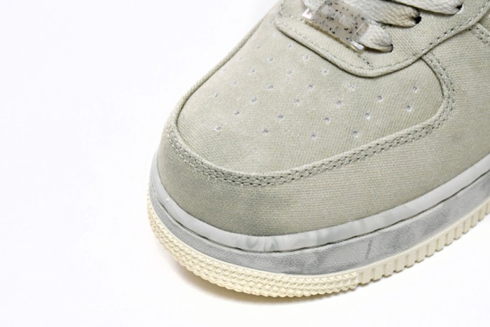 Air Force 1 Low N7 Grey Washed Canvas Cross Stitch Embroidery Retro Sneakers 29225466