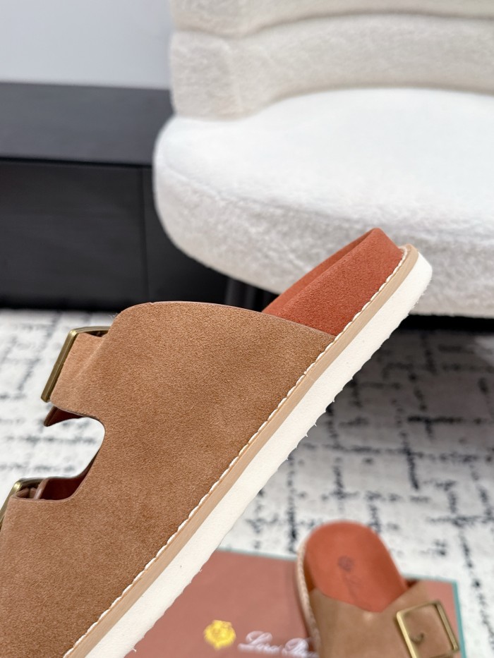 [plus-size shoes]1:1 quality versionDouble Buckle Suede EVA Foam Birkenstock Style Slide Sandals 5 colors 29247665