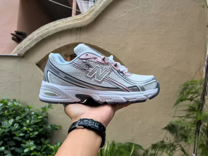 New B@L@nce 740 White Silver Mesh Retro Cushioned Running Shoes  16 colors 29247385