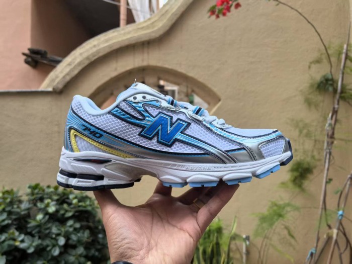 New B@L@nce 740 White Silver Mesh Retro Cushioned Running Shoes  16 colors 29247385