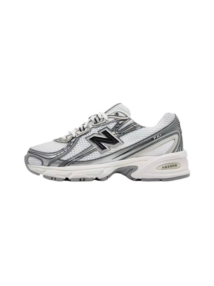 New B@L@nce 740 White Silver Mesh Retro Cushioned Running Shoes  16 colors 29247385