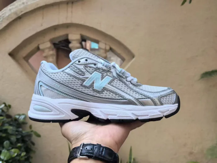 New B@L@nce 740 White Silver Mesh Retro Cushioned Running Shoes  16 colors 29247385