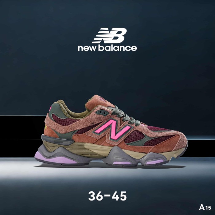 New B@L@nce 9060 Black Grey Suede Mesh Deconstructed Vintage Running Shoes  15 colors 29247444