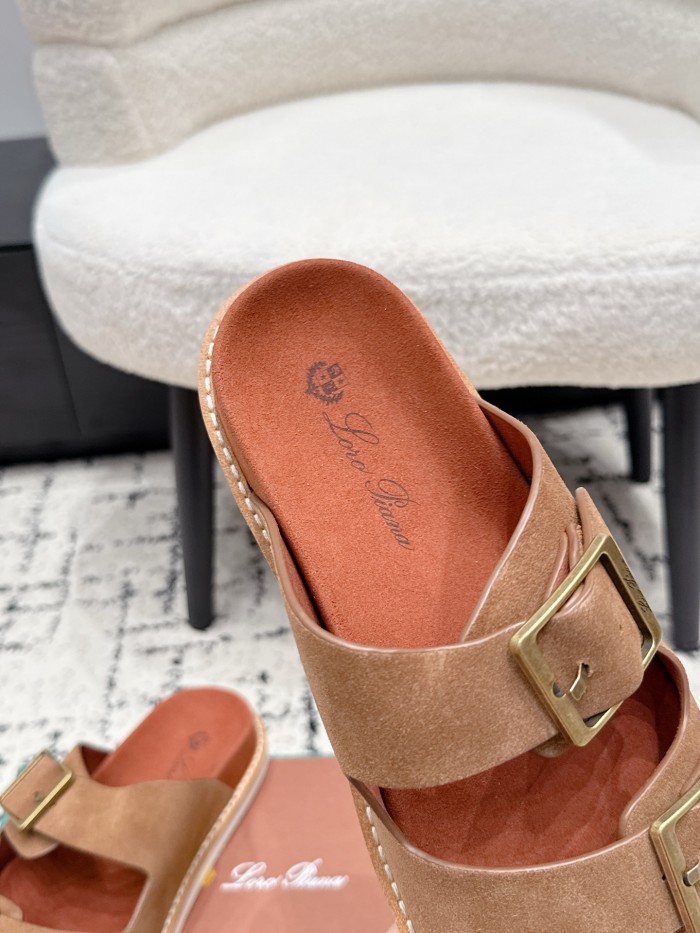 [plus-size shoes]1:1 quality versionDouble Buckle Suede EVA Foam Birkenstock Style Slide Sandals 5 colors 29247665