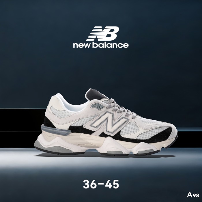 New B@L@nce 9060 Off-White & Black Color Block Mesh Leather Deconstructed Running Shoes  15 colors 29247420