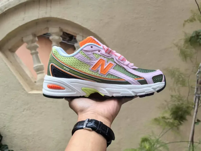 New B@L@nce 740 White Silver Mesh Retro Cushioned Running Shoes  16 colors 29247385