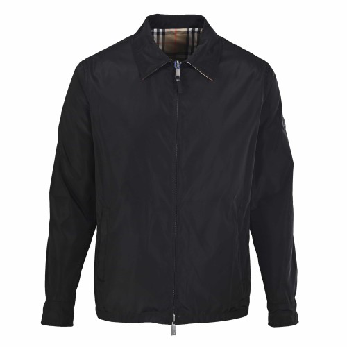 1:1 quality version Classic Plaid Reversible Lapel Windbreaker Water-Resistant Jacket 29105552