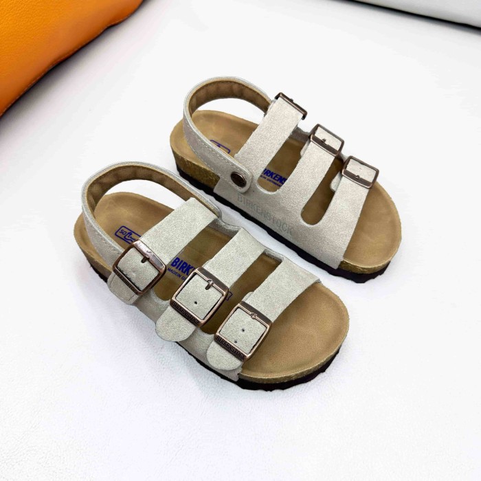 Three Strap Buckle Velcro Sandals for Kids 5 colors 29288742
