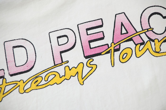 World Peace Graphic Double Sided Print Oversized Washed Tee 29288360