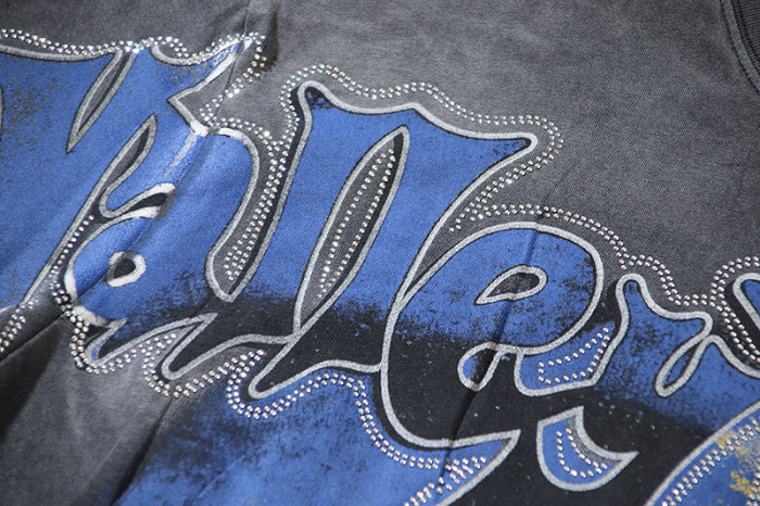 Gothic Script Knight Castle Bound By Fate Forged In Fire Text Double Print Oversized Washed Tee 29288356