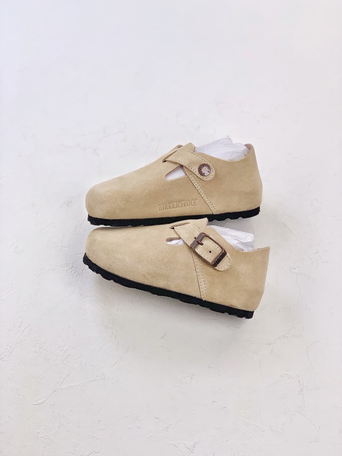 Nubuck Suede Closed Toe Buckle Casual Parent-Child Shoes for Kids 29288744