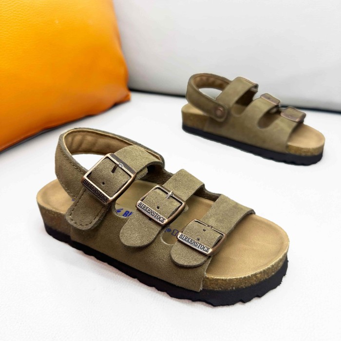 Three Strap Buckle Velcro Sandals for Kids 5 colors 29288742