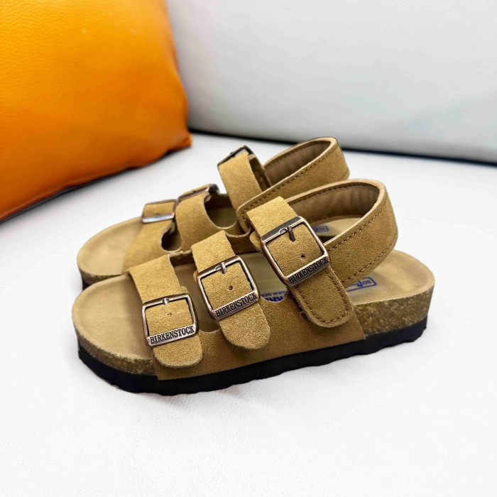 Three Strap Buckle Velcro Sandals for Kids 5 colors 29288742