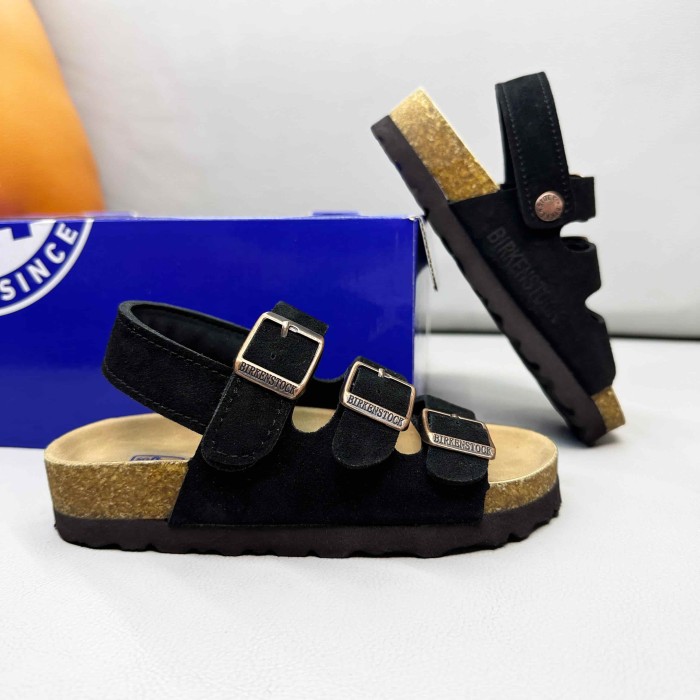 Three Strap Buckle Velcro Sandals for Kids 5 colors 29288742