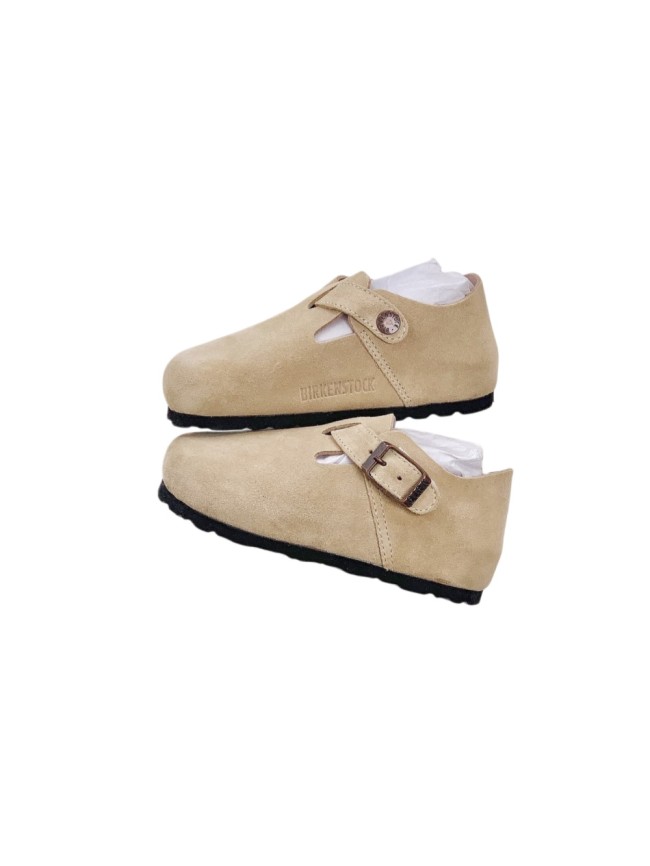 Nubuck Suede Closed Toe Buckle Casual Parent-Child Shoes for Kids 29288744