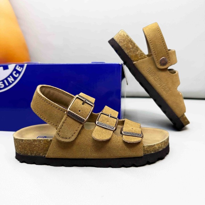 Three Strap Buckle Velcro Sandals for Kids 5 colors 29288742
