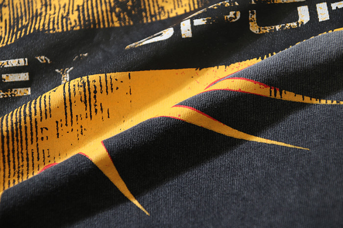 Sport Explosion Radiant Logo Front Single Side Print Oversized Washed Tee 29288348