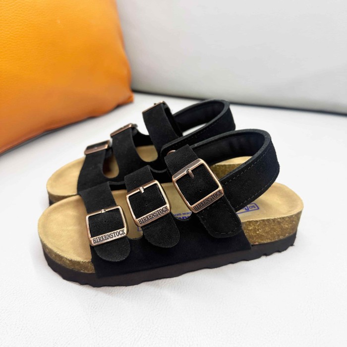 Three Strap Buckle Velcro Sandals for Kids 5 colors 29288742