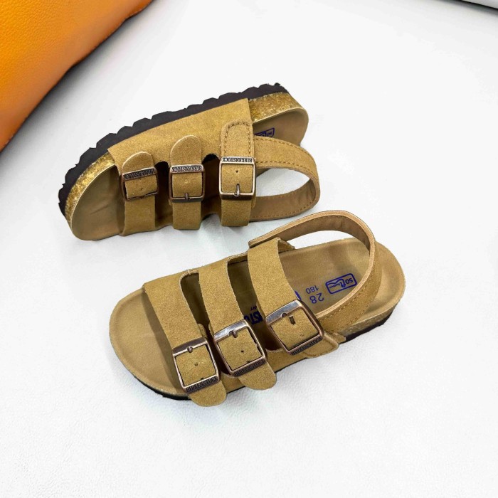 Three Strap Buckle Velcro Sandals for Kids 5 colors 29288742