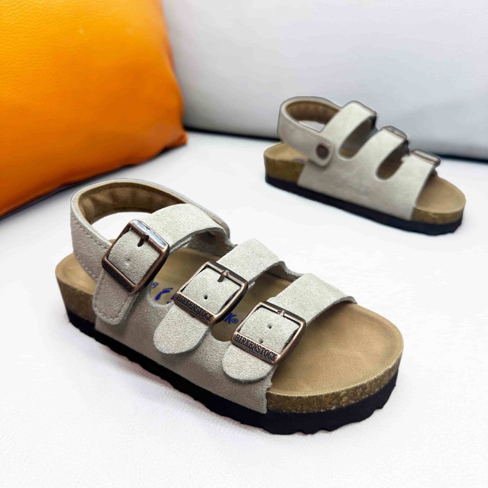 Three Strap Buckle Velcro Sandals for Kids 5 colors 29288742