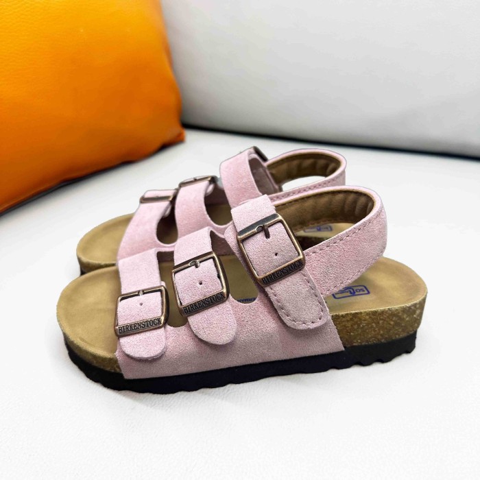 Three Strap Buckle Velcro Sandals for Kids 5 colors 29288742