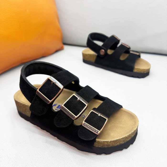 Three Strap Buckle Velcro Sandals for Kids 5 colors 29288742