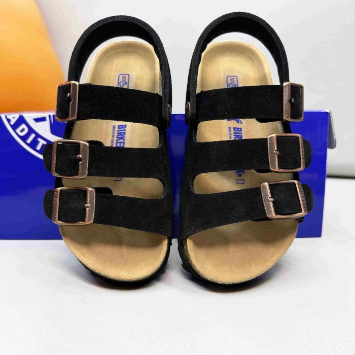 Three Strap Buckle Velcro Sandals for Kids 5 colors 29288742