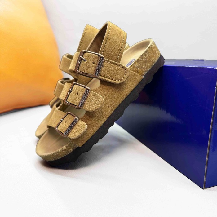 Three Strap Buckle Velcro Sandals for Kids 5 colors 29288742