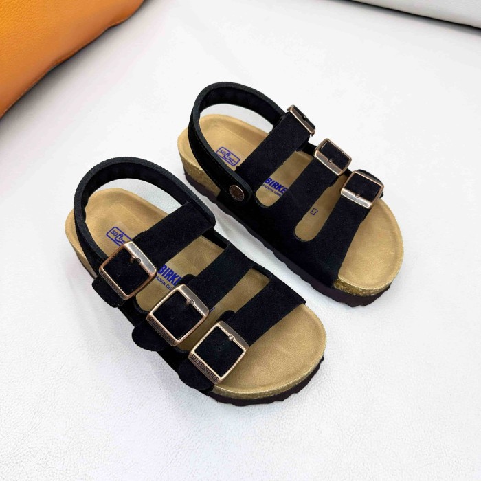 Three Strap Buckle Velcro Sandals for Kids 5 colors 29288742