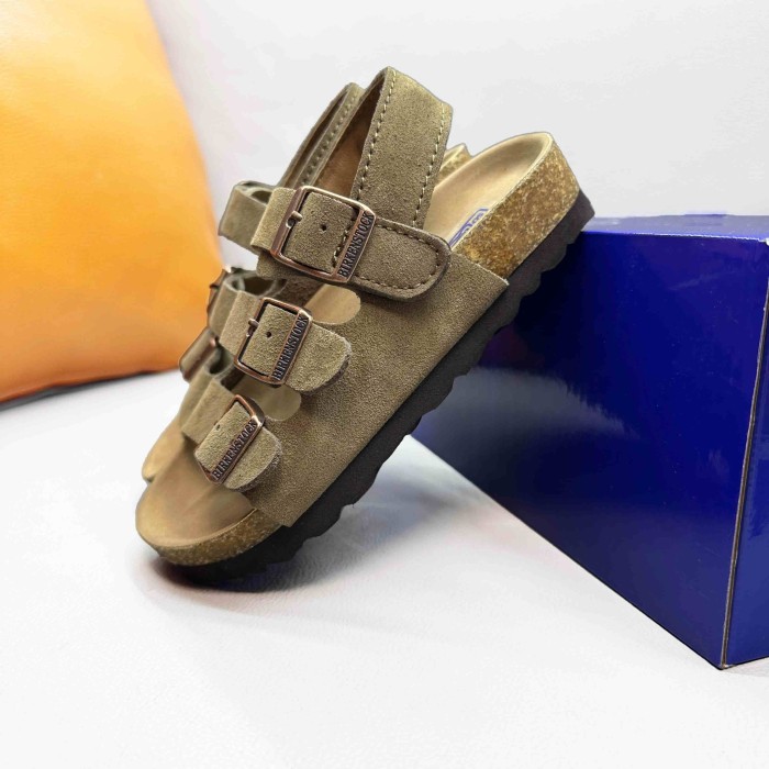 Three Strap Buckle Velcro Sandals for Kids 5 colors 29288742