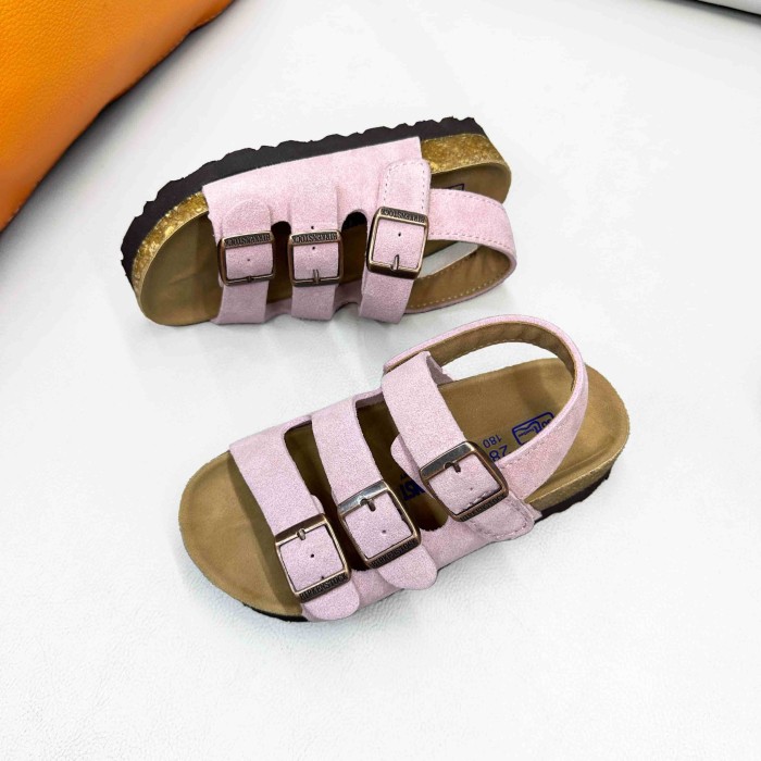 Three Strap Buckle Velcro Sandals for Kids 5 colors 29288742