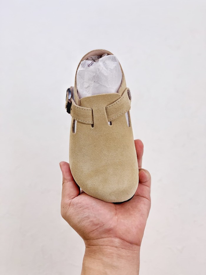 Nubuck Suede Closed Toe Buckle Casual Parent-Child Shoes for Kids 29288744