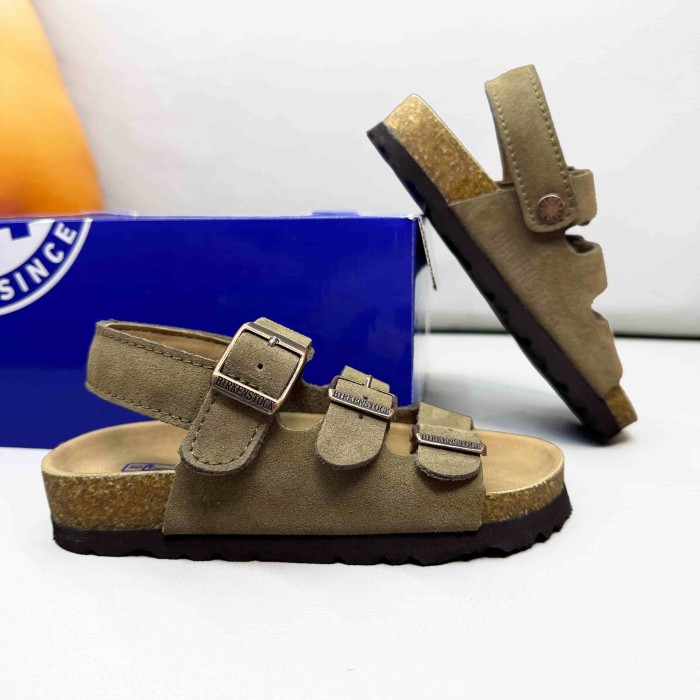 Three Strap Buckle Velcro Sandals for Kids 5 colors 29288742