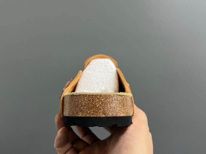 Cork Sole Metal Buckle Closed Toe Slide Sandals 11 colors 29289959
