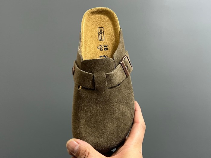 Cork Sole Metal Buckle Closed Toe Slide Sandals 11 colors 29289959