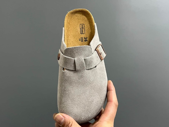 Cork Sole Metal Buckle Closed Toe Slide Sandals 11 colors 29289959