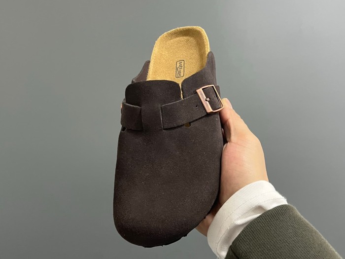 Cork Sole Metal Buckle Closed Toe Slide Sandals 11 colors 29289959
