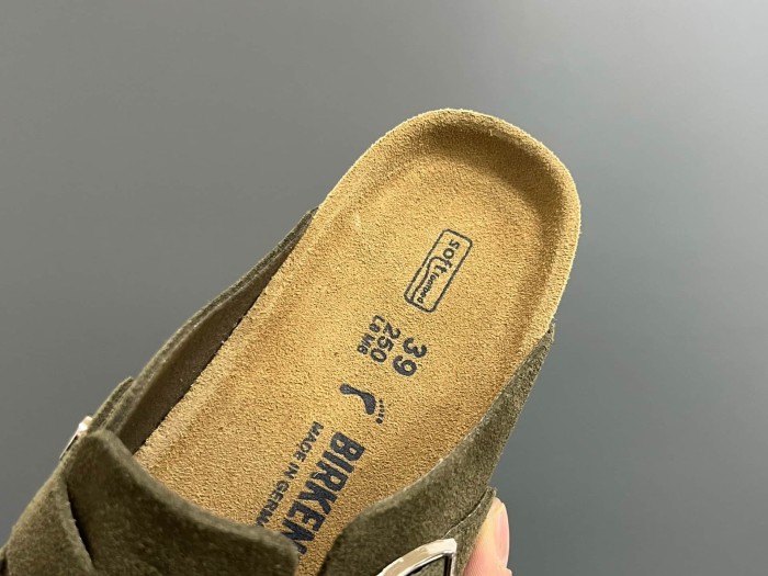 Cork Sole Metal Buckle Closed Toe Slide Sandals 11 colors 29289959
